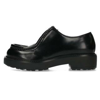 プラダ(PRADA)のプラダ  23AW  2EG419 ダイアパソン オペークブラッシュドレザーシューズ メンズ 6(その他)