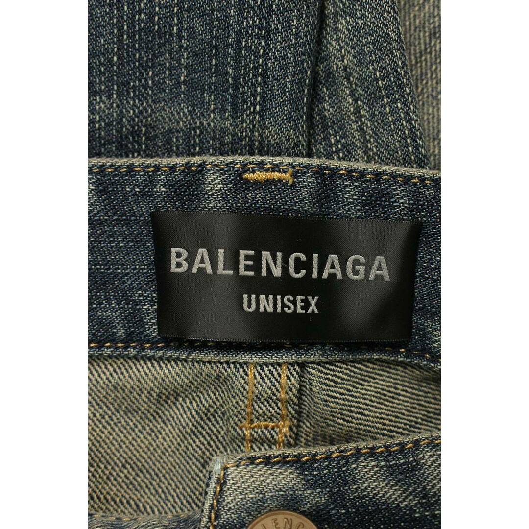 Balenciaga(バレンシアガ)のバレンシアガ  23AW  745213 TNW65 ウォッシュド加工バギーデニムパンツ メンズ L メンズのパンツ(デニム/ジーンズ)の商品写真