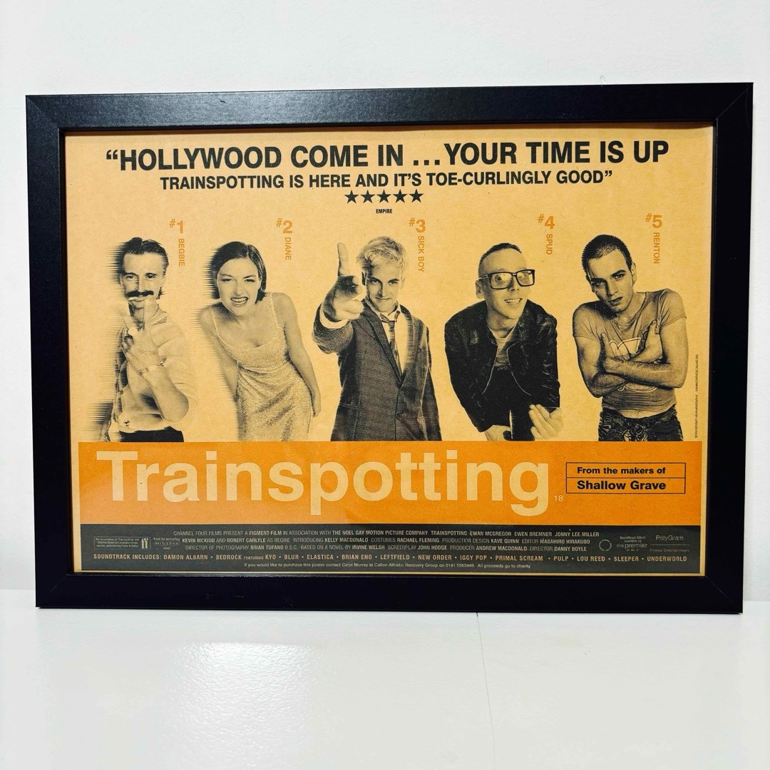 額付きポスター】トレインスポッティング Trainspotting①(新品 額付きポスター】トレインスポッティング Trainspotting①(新品