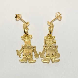 ポメラート(Pomellato)のPOMELLATO ピアス ポメラート キング クイーン K18 ゴールド 王様(ピアス)