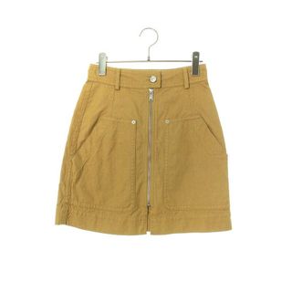 イザベルマランエトワール Isabel Marant Etoile  21SS  21P004E フロントジップリネン混スカート レディース 36(ひざ丈スカート)