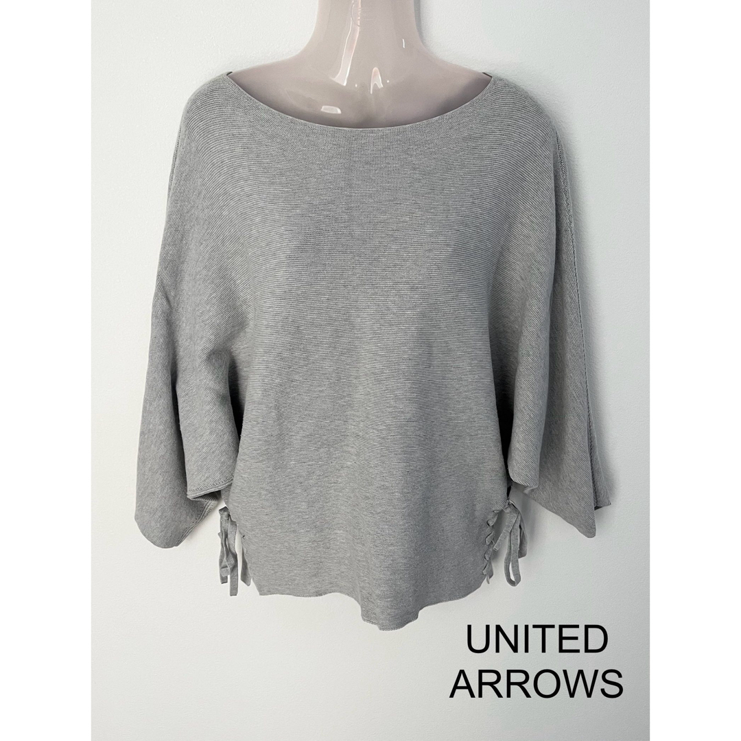 UNITED ARROWS(ユナイテッドアローズ)のUNITED ARROWS サイドレースアップニット レディースのトップス(ニット/セーター)の商品写真