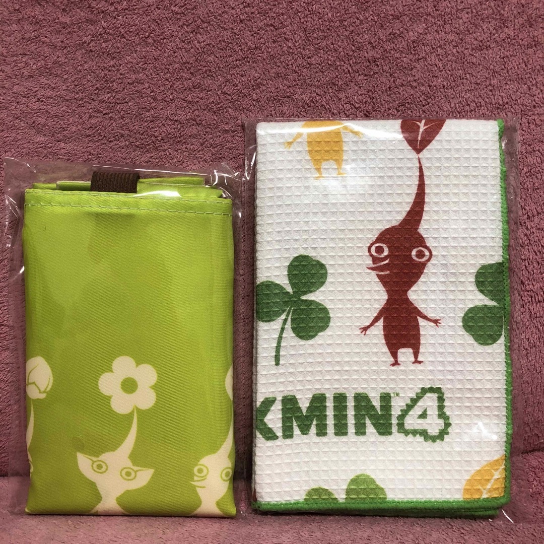 任天堂(ニンテンドウ)の新品　ピクミン　キッチンクロス　エコバッグ　セット レディースのバッグ(エコバッグ)の商品写真
