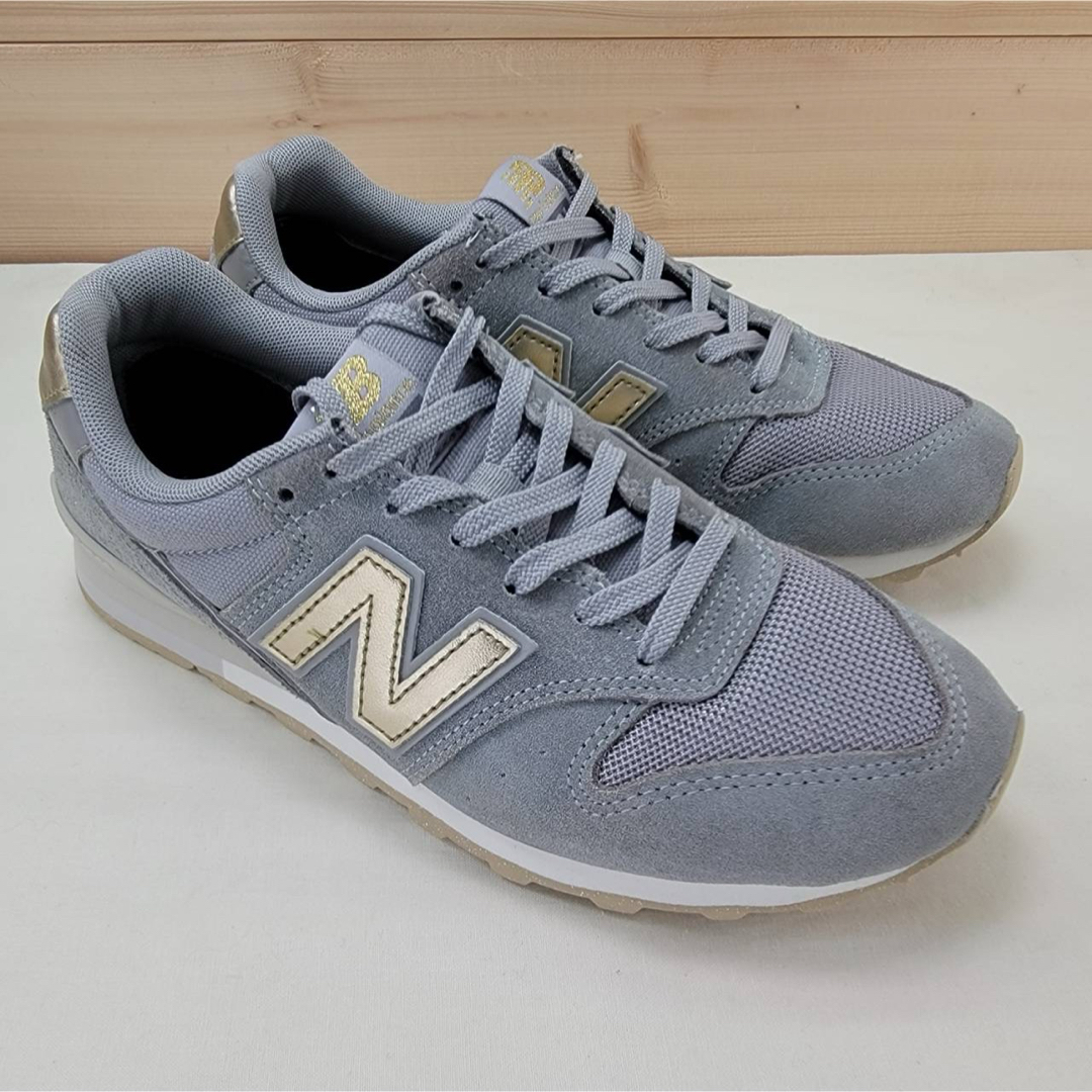 996（New Balance） - ニューバランス WL996CG2 グレー/ゴールド 24cm