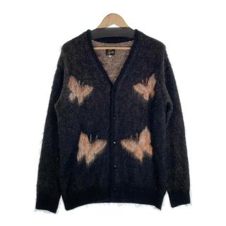 ニードルス(Needles)のNeedles ニードルズ 21AW END. エンド モヘアカーディガン スナップボタン ブラック JO0370 Size S(カーディガン)