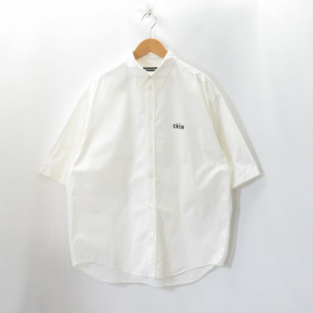 10段階中8位です良好品BALENCIAGA 2020 CREW S/S SHIRT