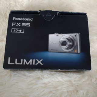 パナソニック(Panasonic)の【ジャンク】Panasonic　LUMIX　FK35　ホワイト　デジカメ(コンパクトデジタルカメラ)