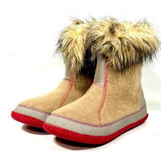 ソレル(SOREL)の【レア美品】SOREL COZY JOAN ファー ブーツ ベージュ 24.0(ブーツ)