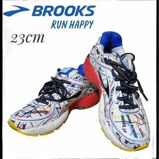 Brooks - 【ほぼ未使用】BROOKS  ブルックス ランニングシューズ 23cm カラフル