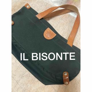 イルビゾンテ(IL BISONTE)のIL BISONTE イルビゾンテ　キャンバス地ハンドバッグ(ハンドバッグ)