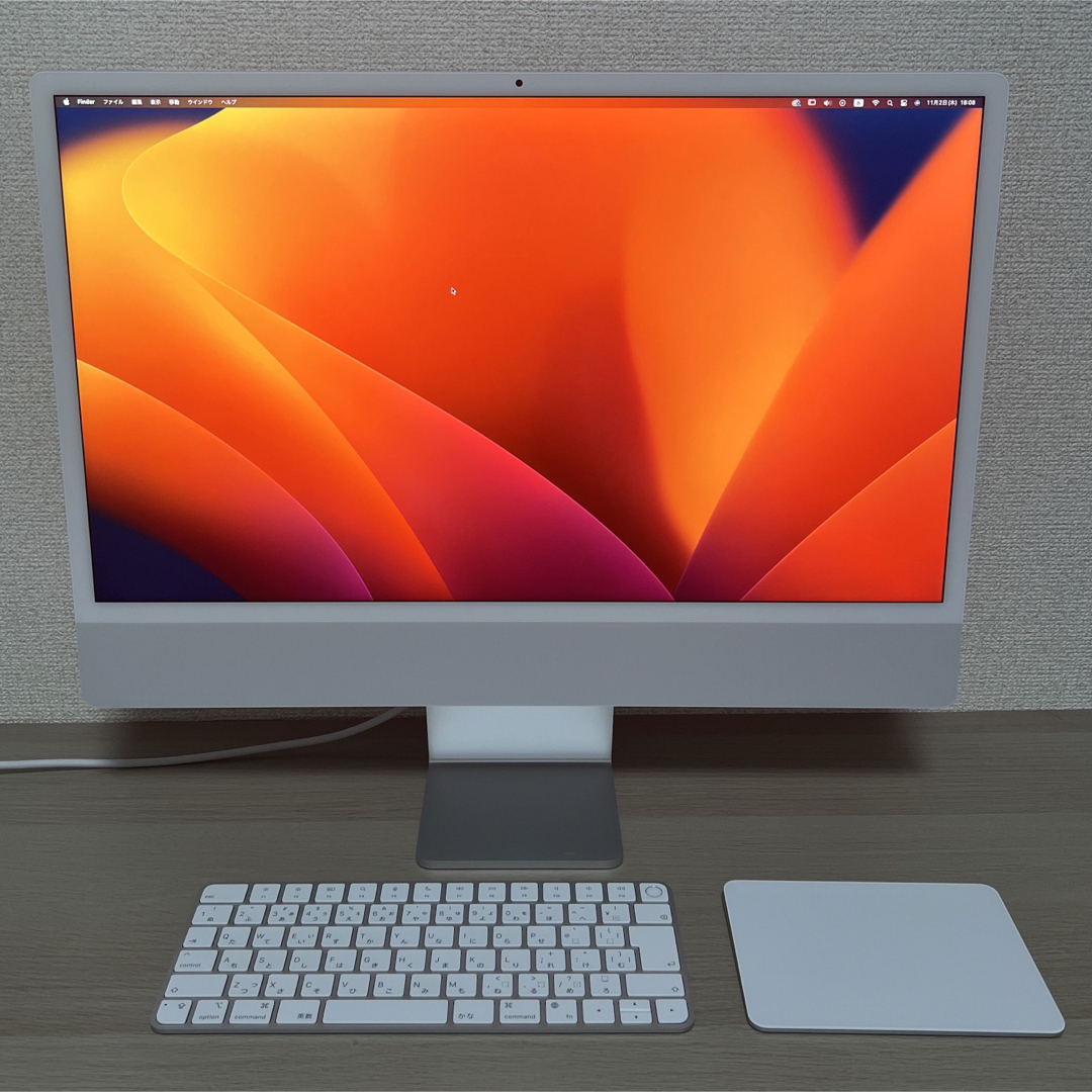 iMac 24インチ 2021 M1 16GB/256GBスマホ/家電/カメラ