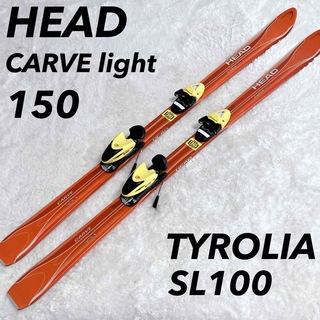 ヘッド(HEAD)のHEAD CARVE light 150 オレンジ TYROLIA SL100(板)