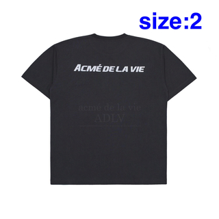 ディスイズネバーザット(thisisneverthat)のacmé de la vie　ADLV　Logo TEE　CHARCOAL(Tシャツ/カットソー(半袖/袖なし))
