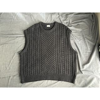 ウル(URU)の[URU] 18AW 名作WOOL ALAN KNIT VEST(ベスト)