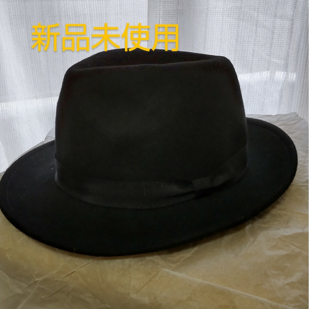 a.v.v(アーヴェヴェ)の中折れハット　レディース　新品a.v.v黒＆美品anysis茶色　2個セット レディースの帽子(ハット)の商品写真