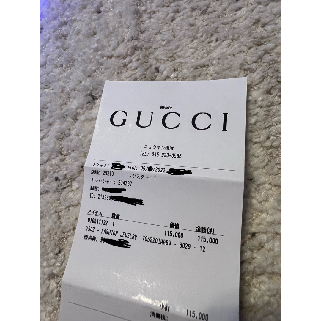 Gucci(グッチ)のGUCCI OURA RING サイズUS8 メンズのアクセサリー(リング(指輪))の商品写真