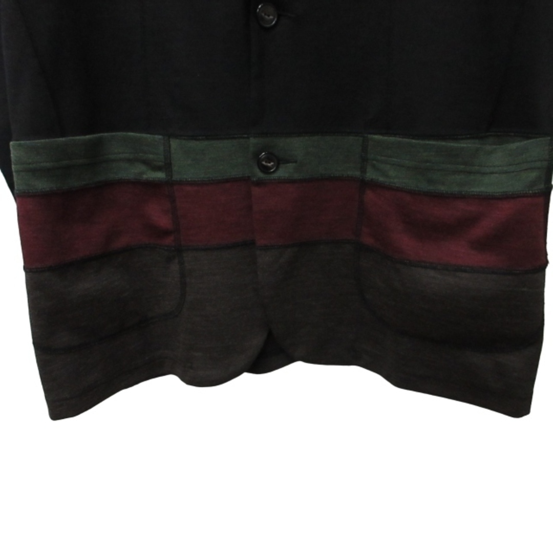 kolor(カラー)のカラー 美品 21AW テーラードジャケット ニット ブレザー 黒 1 約S メンズのジャケット/アウター(テーラードジャケット)の商品写真