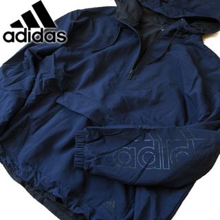 アディダス(adidas)の美品 OT アディダス レディース ナイロンパーカー ネイビー(パーカー)