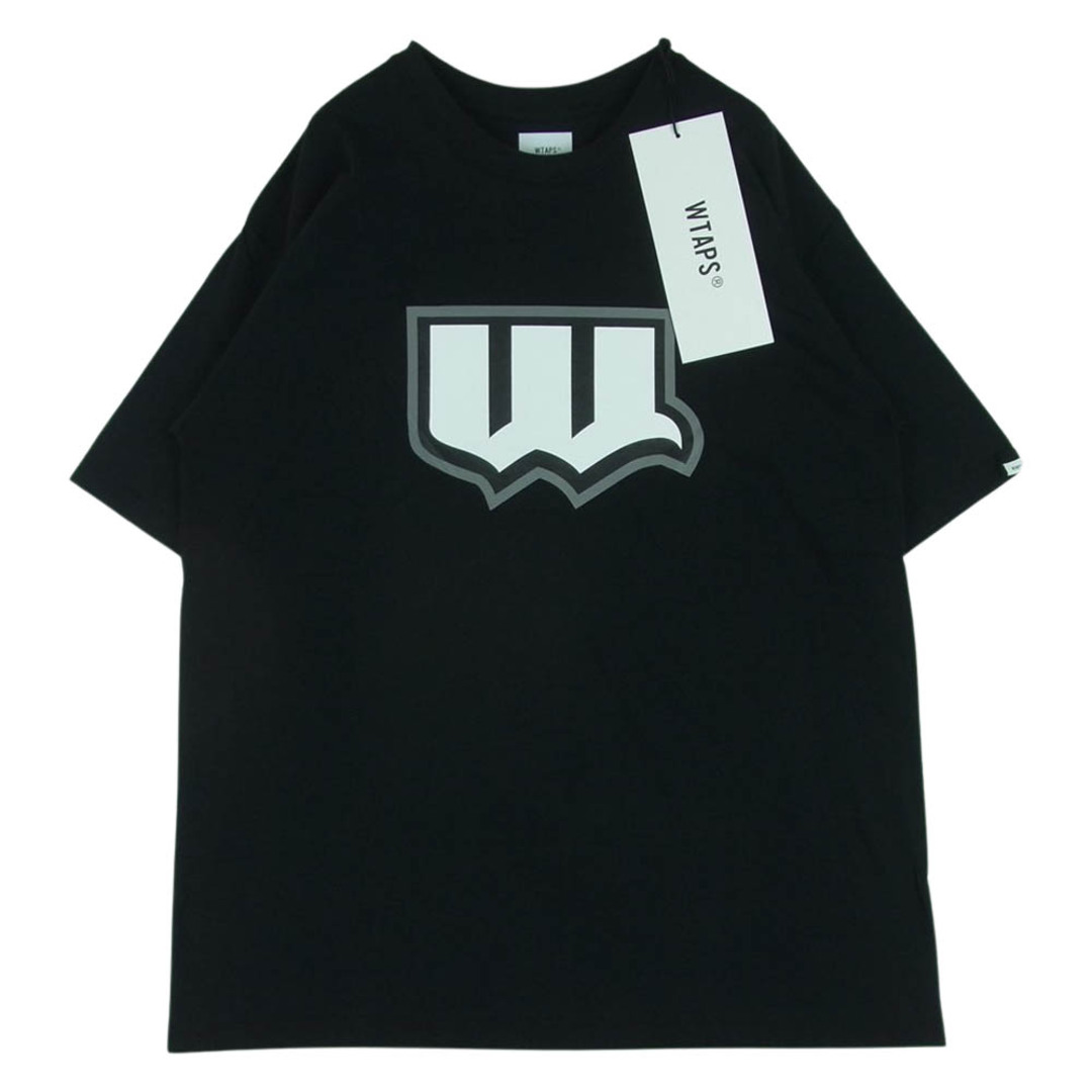 WTAPS ダブルタップス 22AW 222PCDT-ST01S EVIL TIP TEE イービル チップ ショートスリーブ 半袖 Tシャツ ブラック系 04【極上美品】約55cm着丈