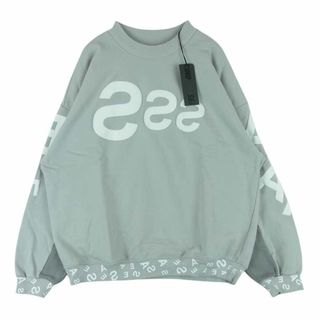 ウィンダンシー(WIND AND SEA)のWIND AND SEA ウィンダンシー WDS-21S-TPS-07 AAAEEESSS Crew Neck Sロゴ クルーネック ロゴ スウェット 中国製 グレー系 S【中古】(スウェット)