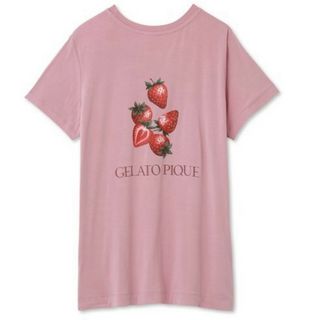 ジェラートピケ(gelato pique)のジェラートピケ　ストロベリーワンポイントTシャツ(ルームウェア)