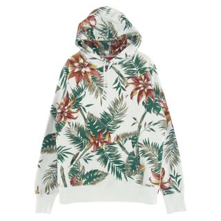 シュプリーム(Supreme)のSupreme シュプリーム パーカー 12SS Floral Pullover フローラル 花柄 プルオーバー パーカー ホワイト系 S【中古】(パーカー)