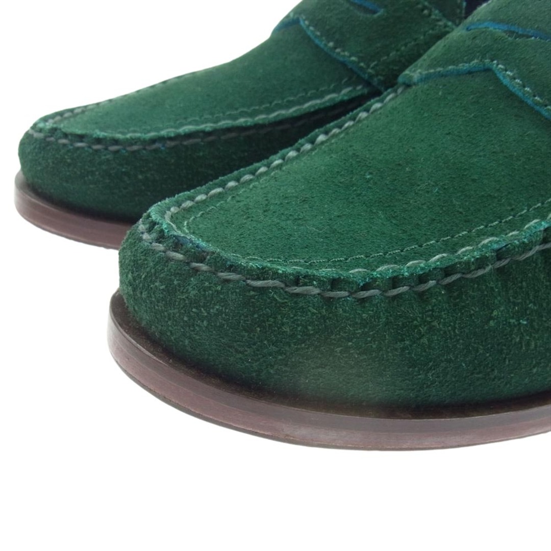 Cole Haan(コールハーン)のCOLE HAAN コールハーン その他靴 c11177 Penny Loafers Green Suede Leather スエードレザー コインローファー グリーン系 9.5【中古】 メンズの靴/シューズ(その他)の商品写真