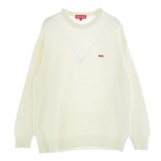 シュプリーム(Supreme)のSupreme シュプリーム ニット 20AW Textured Small Box Sweater テクスチャード スモール ボックスロゴ ニット セーター ホワイト系 L【中古】(ニット/セーター)