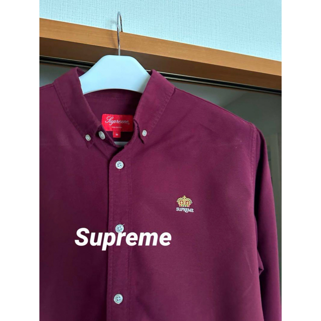 ストゥーシー美品☆SupremeTrademark L/S TopロンT☆シュプリーム☆紫