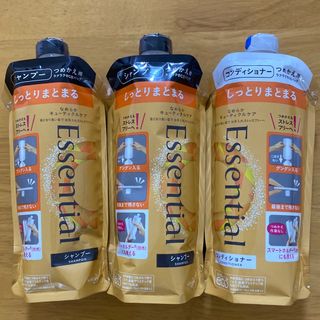 エッセンシャル(Essential)のエッセンシャル しっとりまとまる　つめかえ用 340ml(シャンプー/コンディショナーセット)