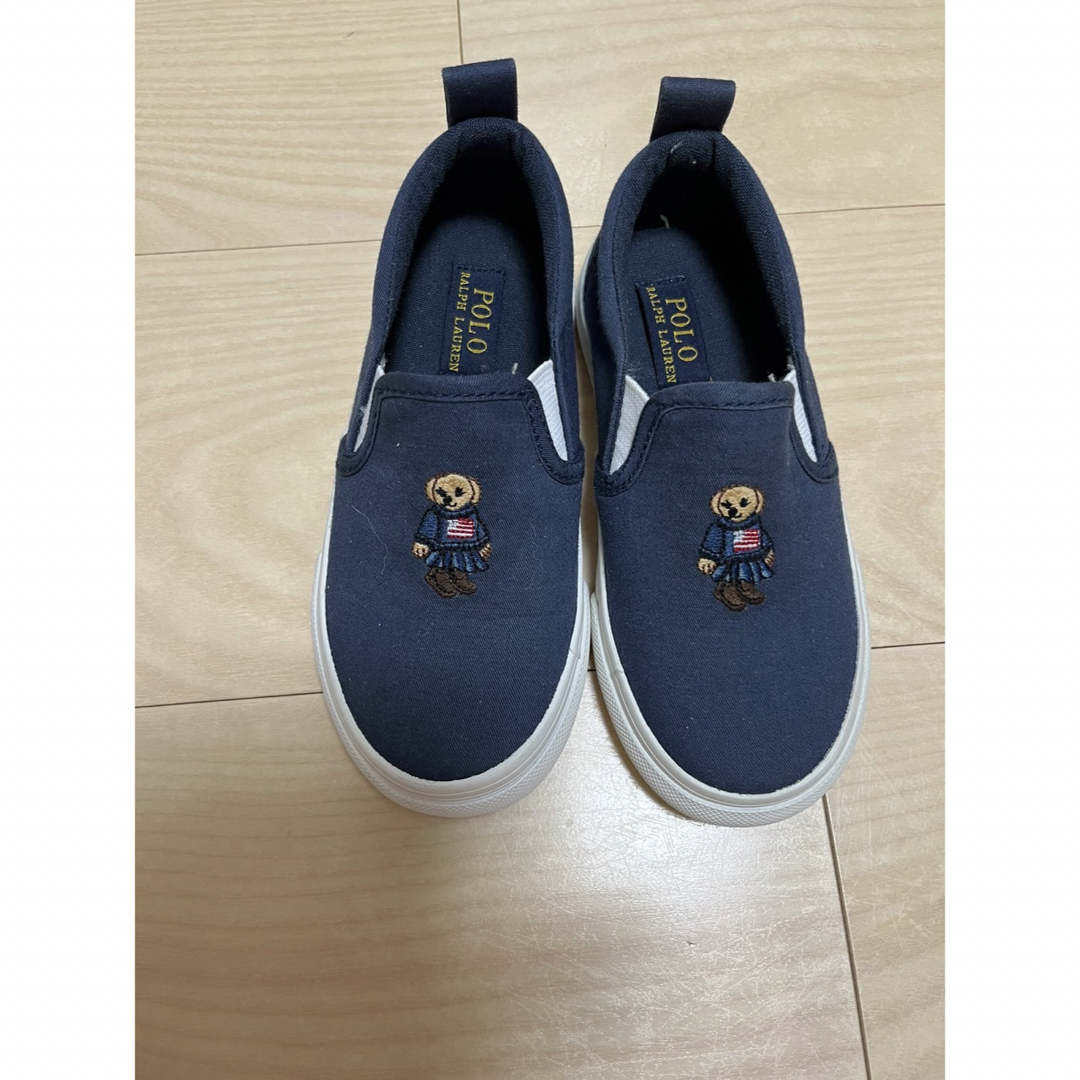 POLO RALPH LAUREN(ポロラルフローレン)のスニーカー　ポロベア　新品未使用　17センチ キッズ/ベビー/マタニティのキッズ靴/シューズ(15cm~)(スニーカー)の商品写真