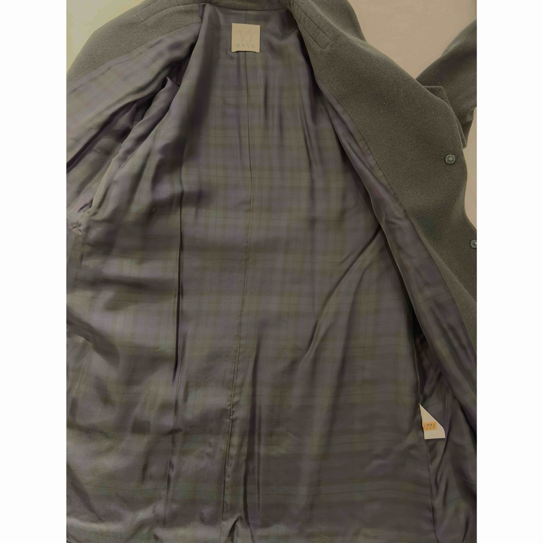 ohta(オータ)のohta オオタ　深緑チェスターコート　ユニセックス メンズのジャケット/アウター(チェスターコート)の商品写真