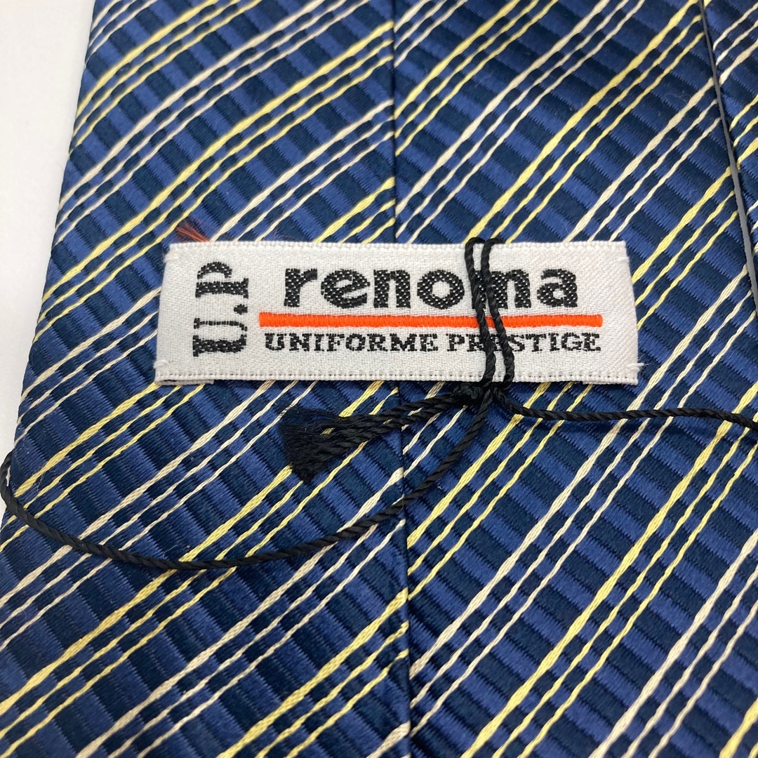 U.P renoma(ユーピーレノマ)の【新品】UP.renoma/ユーピーレノマ　ネクタイ　ネイビー メンズのファッション小物(ネクタイ)の商品写真