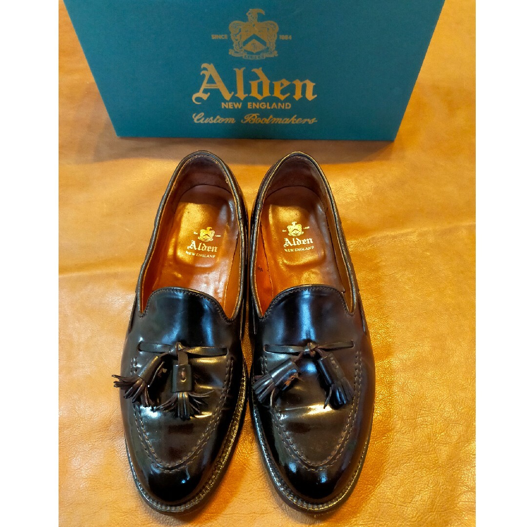 純正箱付　Alden cordvan 563 size 7.0Dオールデン