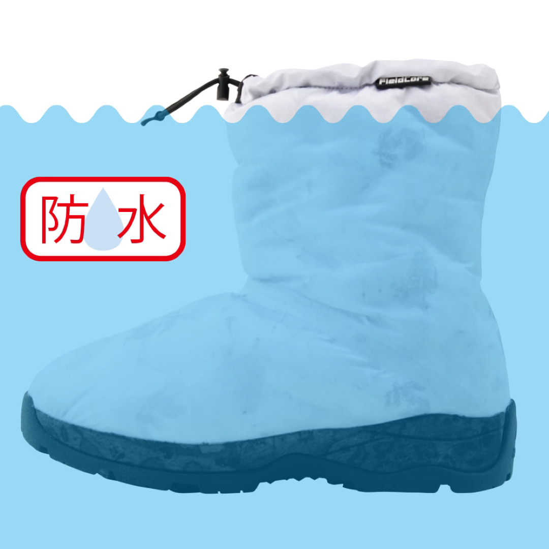 ワークマン　値下げ不可　防寒ブーツ氷雪耐滑ケベックネオ　ホワイトM レディースの靴/シューズ(ブーツ)の商品写真