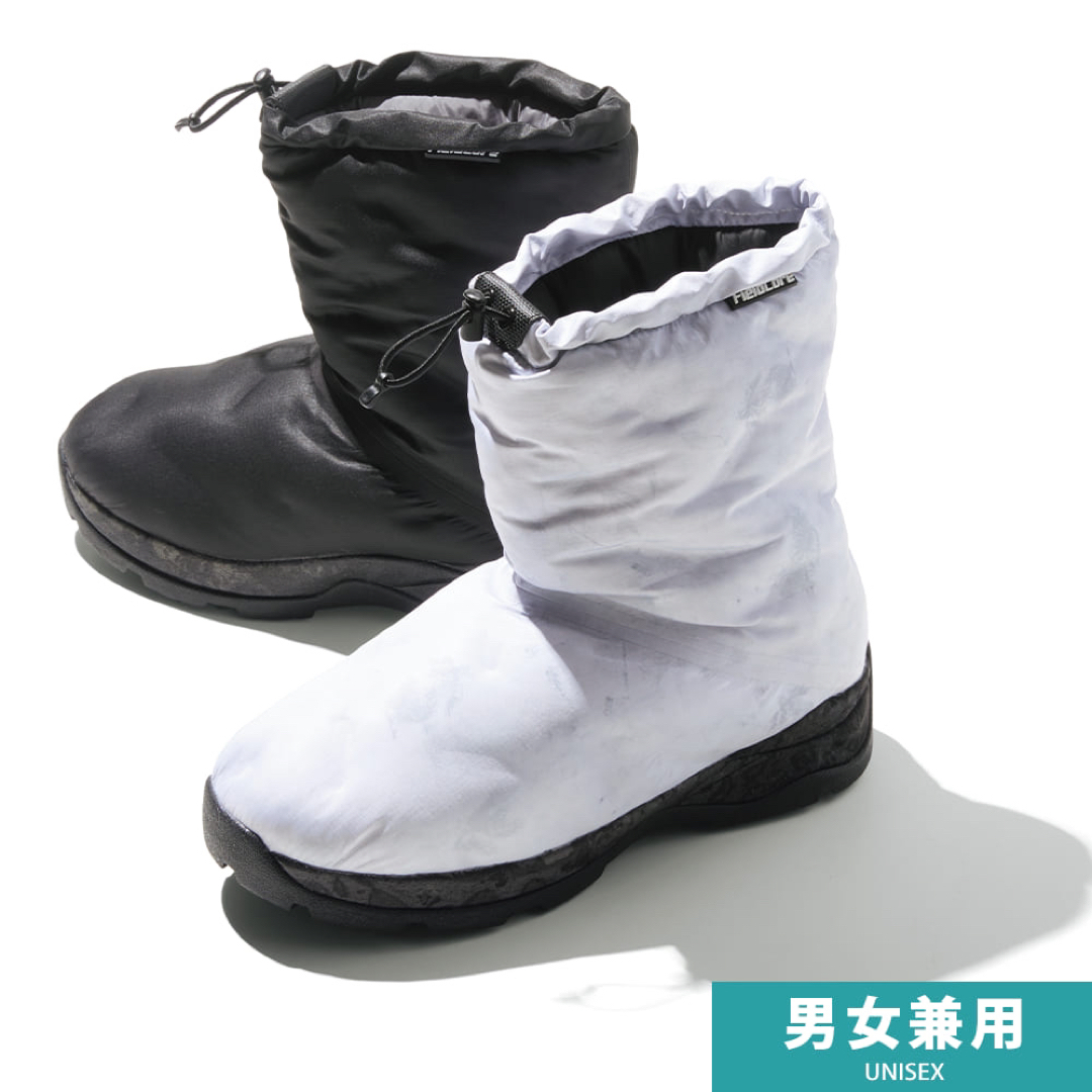 ワークマン　値下げ不可　防寒ブーツ氷雪耐滑ケベックネオ　ホワイトM レディースの靴/シューズ(ブーツ)の商品写真