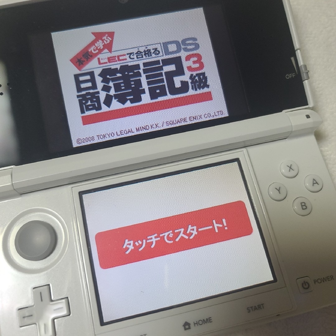 ニンテンドーDS(ニンテンドーDS)のDSソフト 本気で学ぶ LECで合格る 日商簿記3級 動作確認済み エンタメ/ホビーのゲームソフト/ゲーム機本体(携帯用ゲームソフト)の商品写真