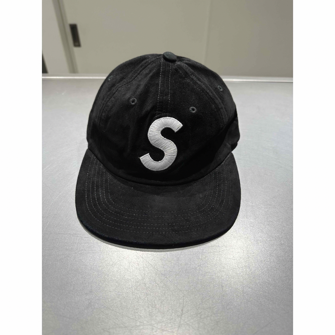 16AW  Supreme Suede S Logo 6-Panelcap 黒