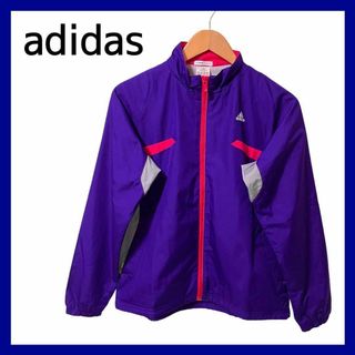 アディダス(adidas)の【超美品】 adidas アディダス 長袖ジャージ L パープル メッシュ(ウェア)