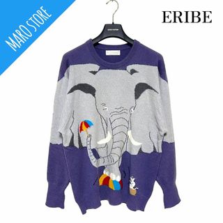 エリベ(ERIBE)の【希少】ERIBE エリべ ゾウ サーカス カシミヤ100% ニット セーター(ニット/セーター)