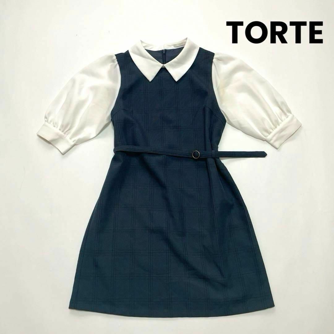 TORTE(トルテ)のcu286/訳あり/TORTE/トルテ 膝上ワンピース モード かわいい レディースのワンピース(ひざ丈ワンピース)の商品写真