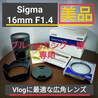 シグマ(SIGMA)の【美品】シグマ Sigma 16mm F1.4 Eマウント 2枚目ボケ感撮影例有(レンズ(単焦点))