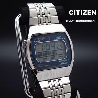 シチズン(CITIZEN)のCITIZEN CQ マルチクロノグラフ デジタル腕時計 ビンテージ(腕時計(デジタル))