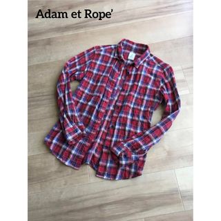 アダムエロぺ(Adam et Rope')の【 本日限定最終価格 】Adam et Rope・チェックシャツ (シャツ/ブラウス(長袖/七分))