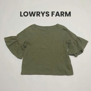 ローリーズファーム(LOWRYS FARM)のcu298/LOWRYS FARMローリーズファーム フリルカットソー トップス(カットソー(半袖/袖なし))