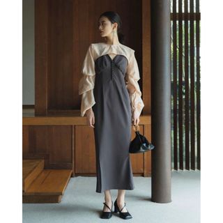 結婚式AmeriVintage 2WAY OFFSHOULDER  DRESS