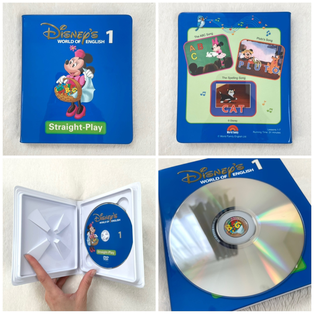 Disney(ディズニー)の【2018年正規購入品】DWE ストレートプレイ　DVDセット エンタメ/ホビーのDVD/ブルーレイ(キッズ/ファミリー)の商品写真