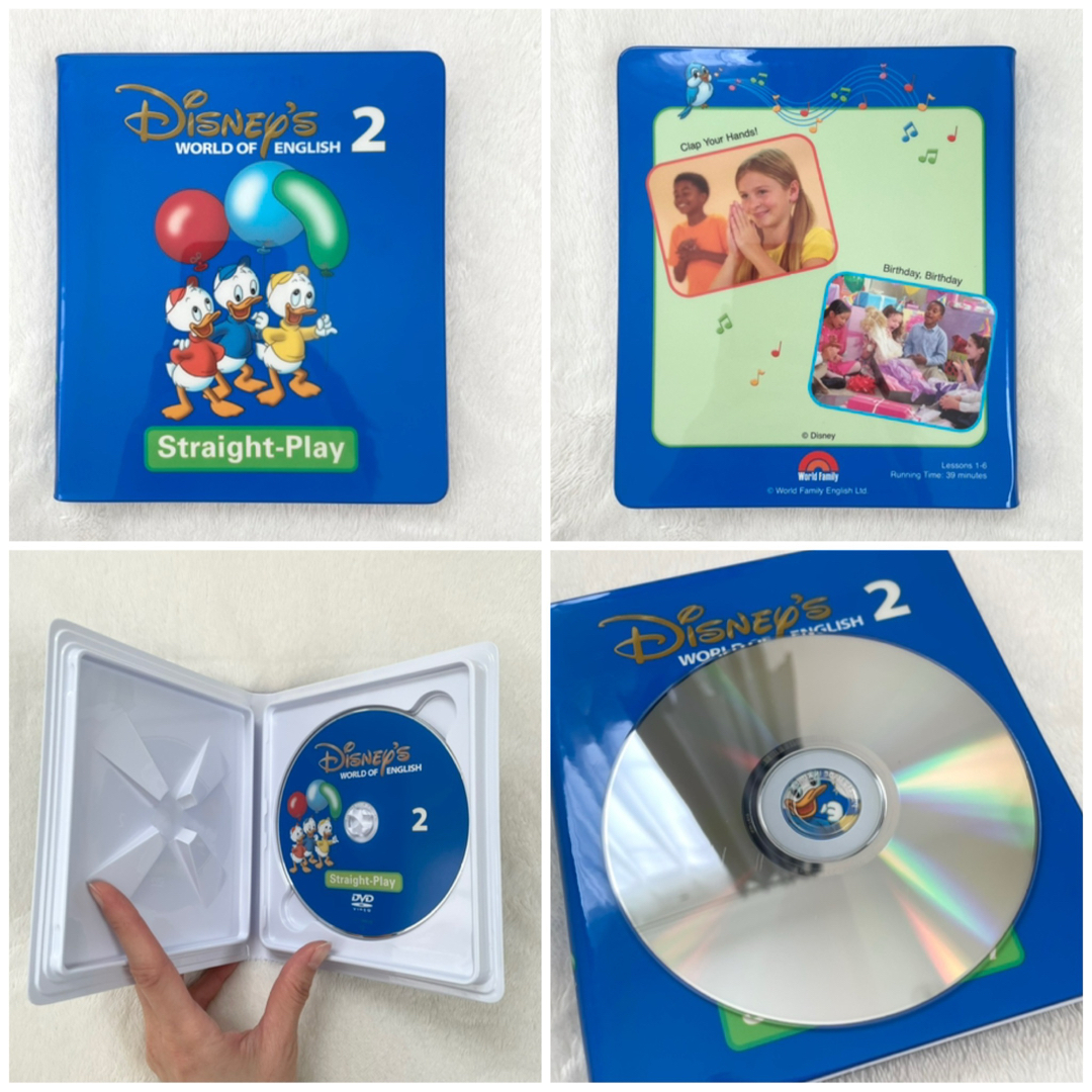 Disney(ディズニー)の【2018年正規購入品】DWE ストレートプレイ　DVDセット エンタメ/ホビーのDVD/ブルーレイ(キッズ/ファミリー)の商品写真