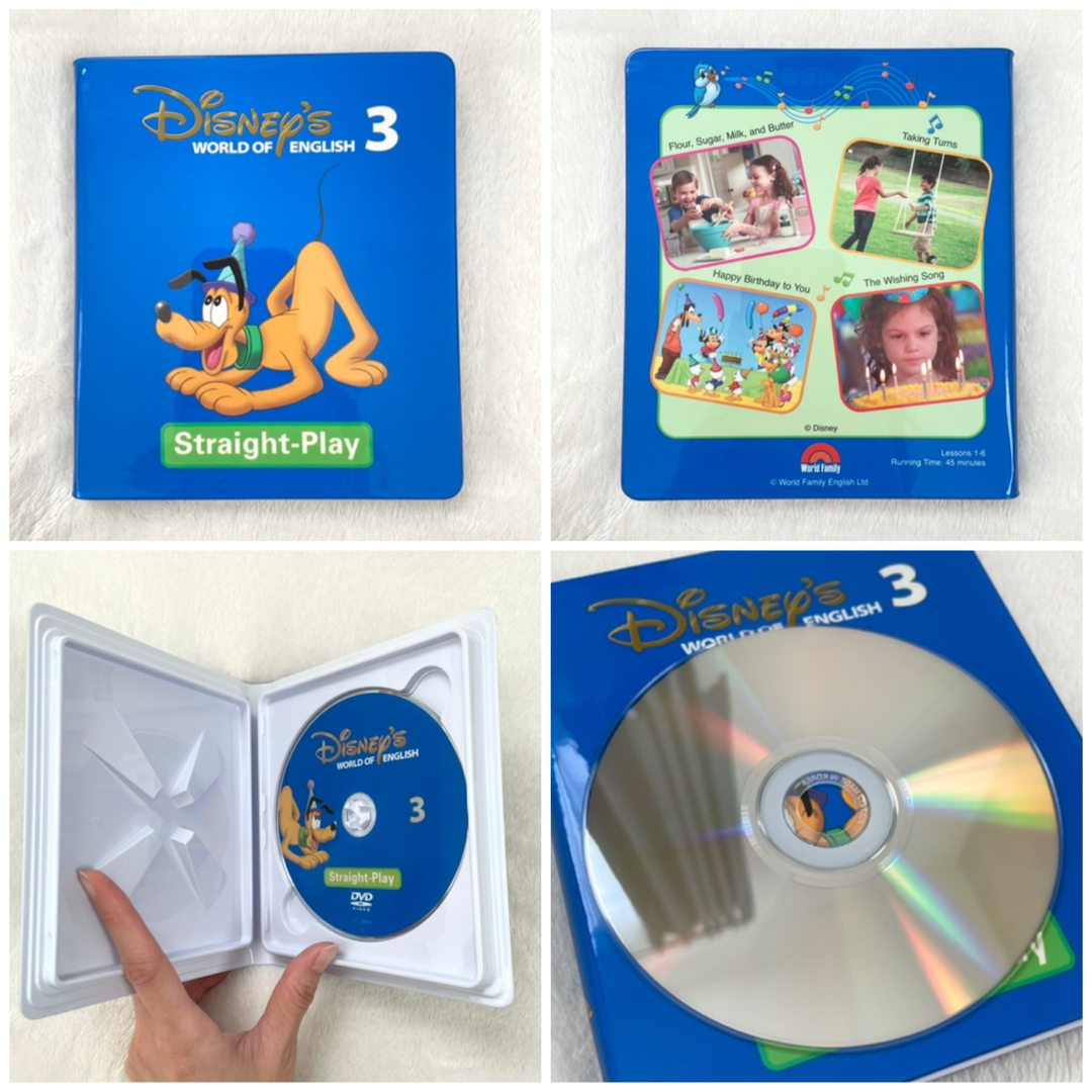 Disney(ディズニー)の【2018年正規購入品】DWE ストレートプレイ　DVDセット エンタメ/ホビーのDVD/ブルーレイ(キッズ/ファミリー)の商品写真