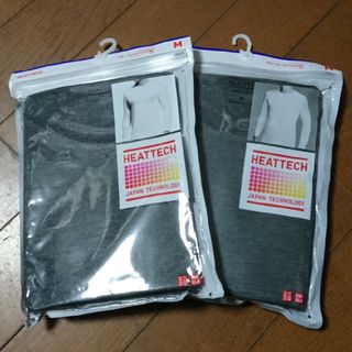 ユニクロ(UNIQLO)のユニクロ UNIQLO ヒートテック クルーネックT(九分袖)  2枚(Tシャツ/カットソー(七分/長袖))